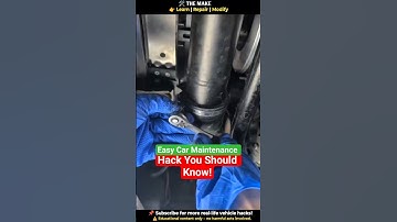 Easy Car Maintenance Hack You Should Know!#automobile #shorts #diy