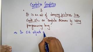 computer graphics tutorial | Introduction | Lec-1 | Bhanu Priya screenshot 2