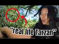 ride or die girlfriend SHOCKED when 2 week bf starts swinging from TREES