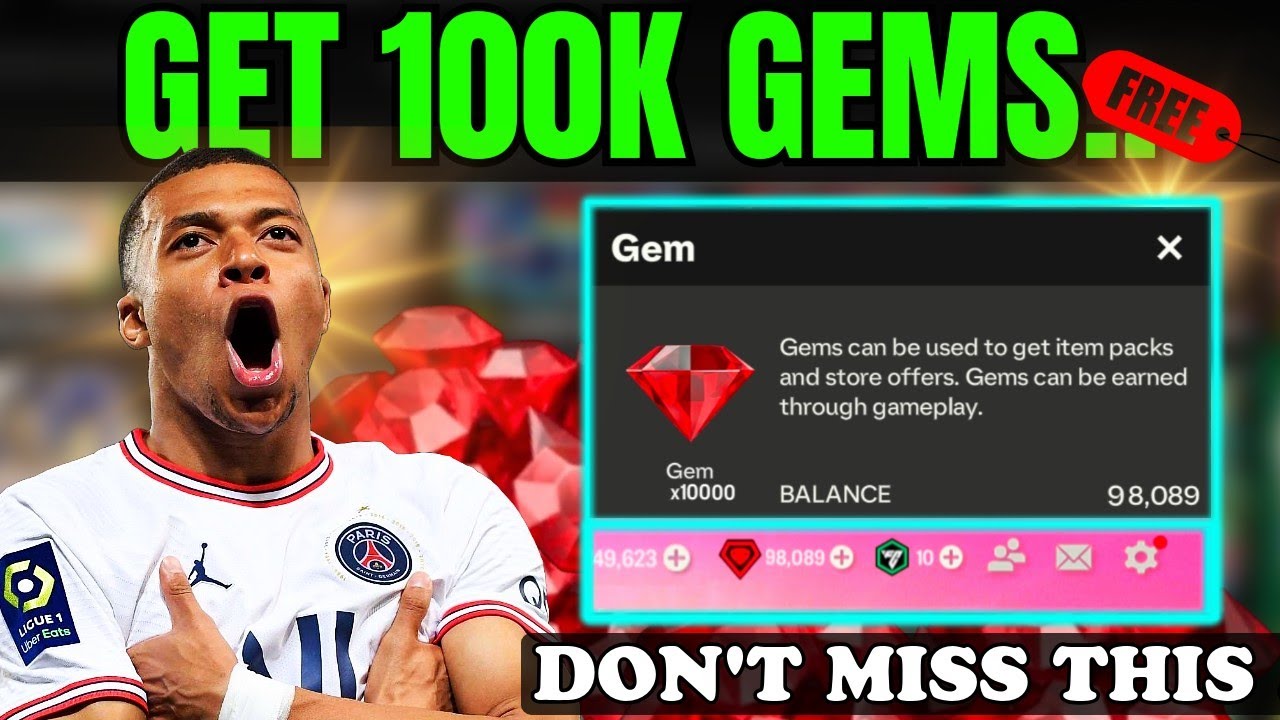 КАК ПОЛУЧИТЬ БЕСПЛАТНЫЕ КАМНИ В FC MOBILE🎯🎯Как получить неограниченное количество кристаллов в FC...