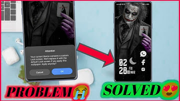 Finally Solved 100% (New Method)😍😱 | Awesome Trick To Customize Lock screen in MiUi | SidAndrow