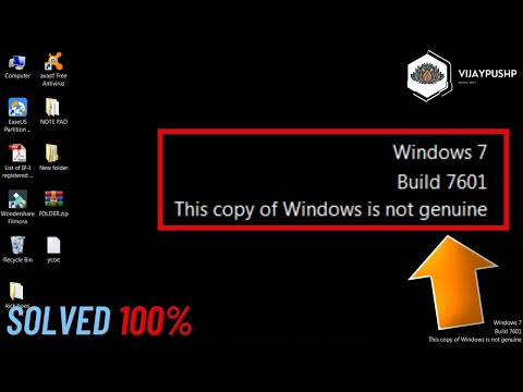 Fix Build 7601/7600 | How to Fix Windows Not Genuine | 100 Working Windows 7/8/10