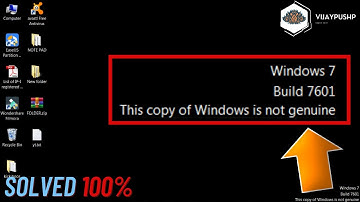 Fix Build 7601/7600 | How to Fix Windows Not Genuine | 100% Working Windows 7/8/10