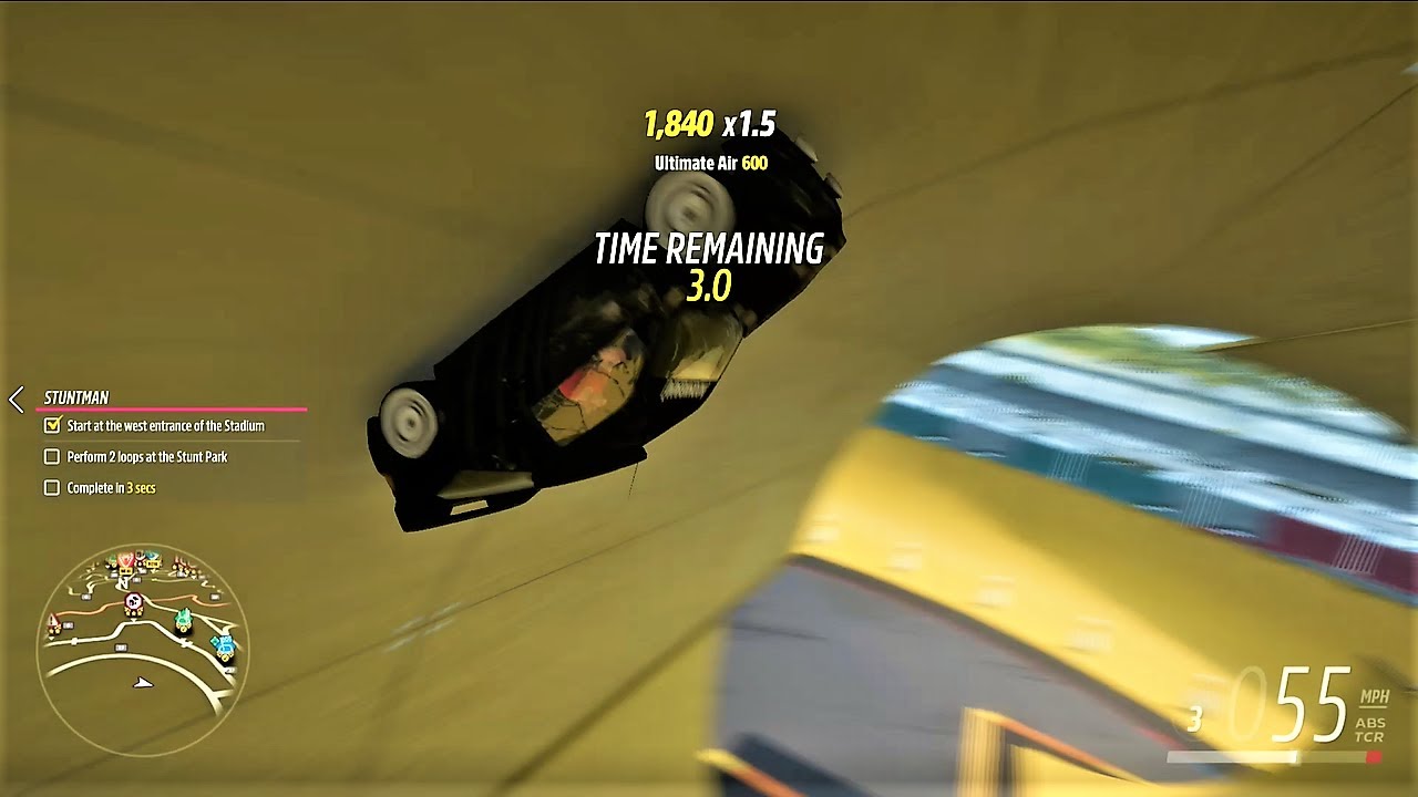 Forza Horizon 5 Free Shirt Easy Stuntman How Too Complete Stuntman at Stadium Stunt Park FH5