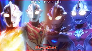 Ultraman Mebius Forms | All Attacks Collection