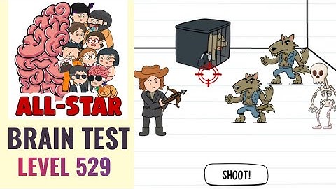 Brain Test All Star Level 529 | Kill the monsters! | Walkthrough