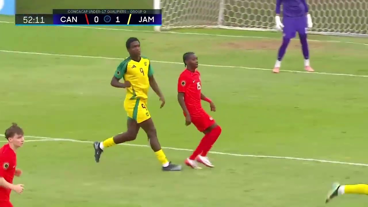 Голы сборной Ямайки, обеспечившие ей квалификацию на чемпионат мира по футболу среди юношей до 17...