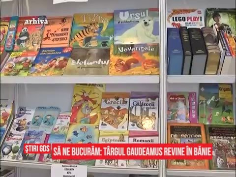 Să ne bucurăm: Târgul Gaudeamus revine în Bănie