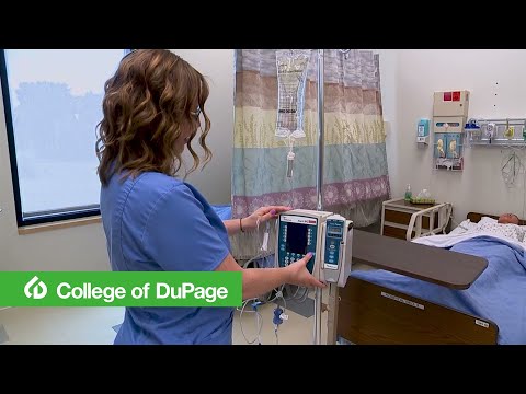 Nursing Demos: Replacement of Intravenous Tubing and Intravenous Solution by Alaris Pump