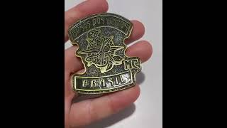 Pins Prata Velha/Moto Clube/Feminino
