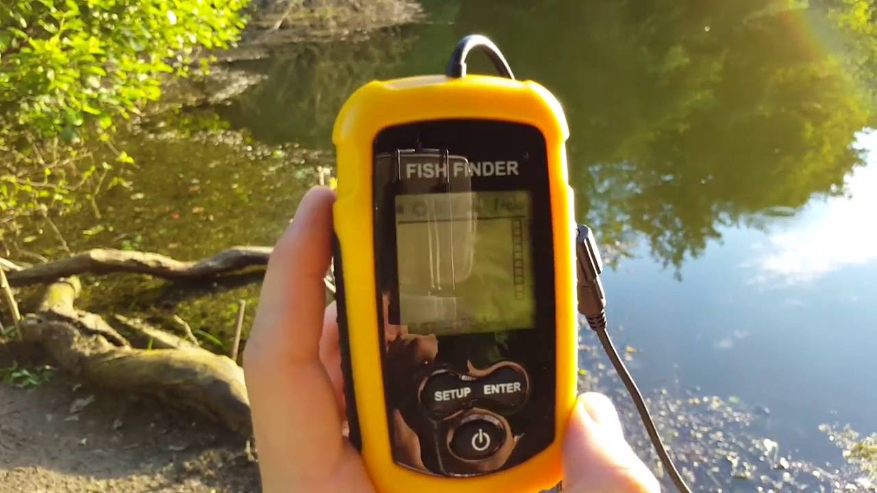 Détecteur De Poisson LUCKY Portable – Sonar 90°, Profondeur 30m, écran Rétroéclairé, Pour Rivière, Lac Ou Mer