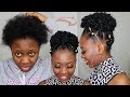 I CAN'T GRIP ANY BRAIDS?! No problem | PROTECTIVE STYLE | HIGH PUFF TRIANGLE BOX BRAIDS! hair how-to