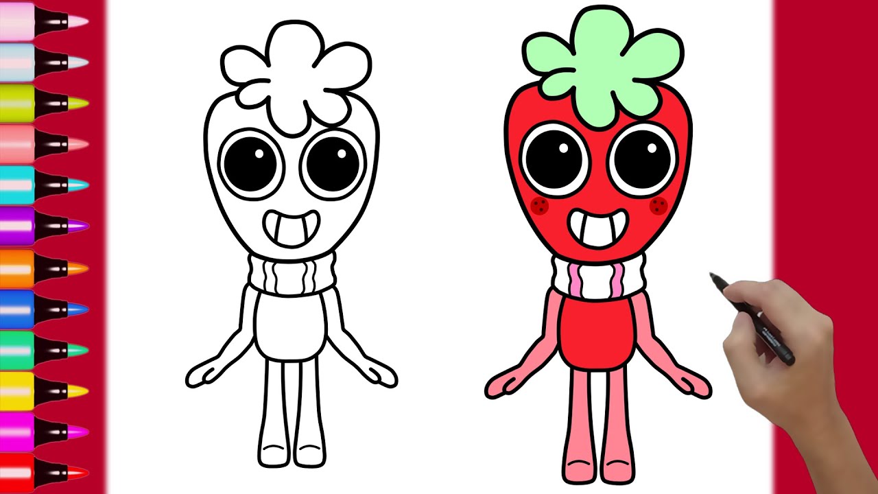 HOW TO DRAW SPROUT FROM DANDY'S WORLD BEST WAY TO DRAW - YouTube