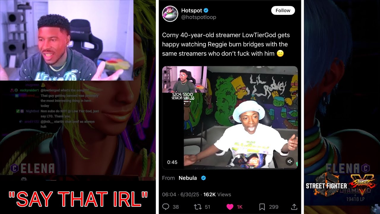 LowTierGod снова вылетает из-за твита, а затем удаляет Street Fighter 6