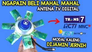 Gak Usah Beli Cuma Modal Kaleng Bisa Jadi Antena Digital