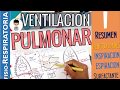 VENTILACIÓN Pulmonar, MECÁNICA RESPIRATORIA, INSPIRACIÓN ESPIRACIÓN, Fisiología Respiratoria | P1