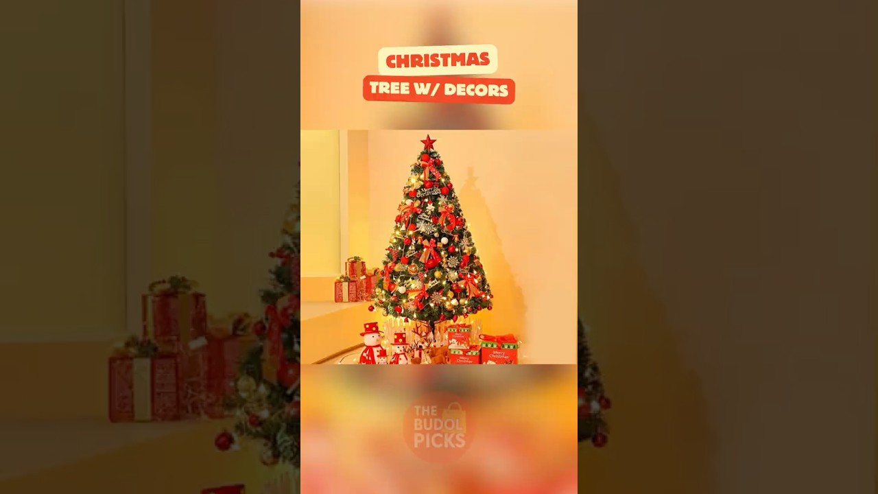👉 Christmas Tree 🎄 7ft/120cm/90cm | Makapal + Complete Decoration Set 2024