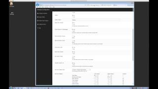 Site config overview for Websites at DACdb.com