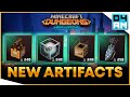 ALL NEW ARTIFACTS SHOWCASE & Where To Find Them in Minecraft Dungeons: Hidden Depths DLC