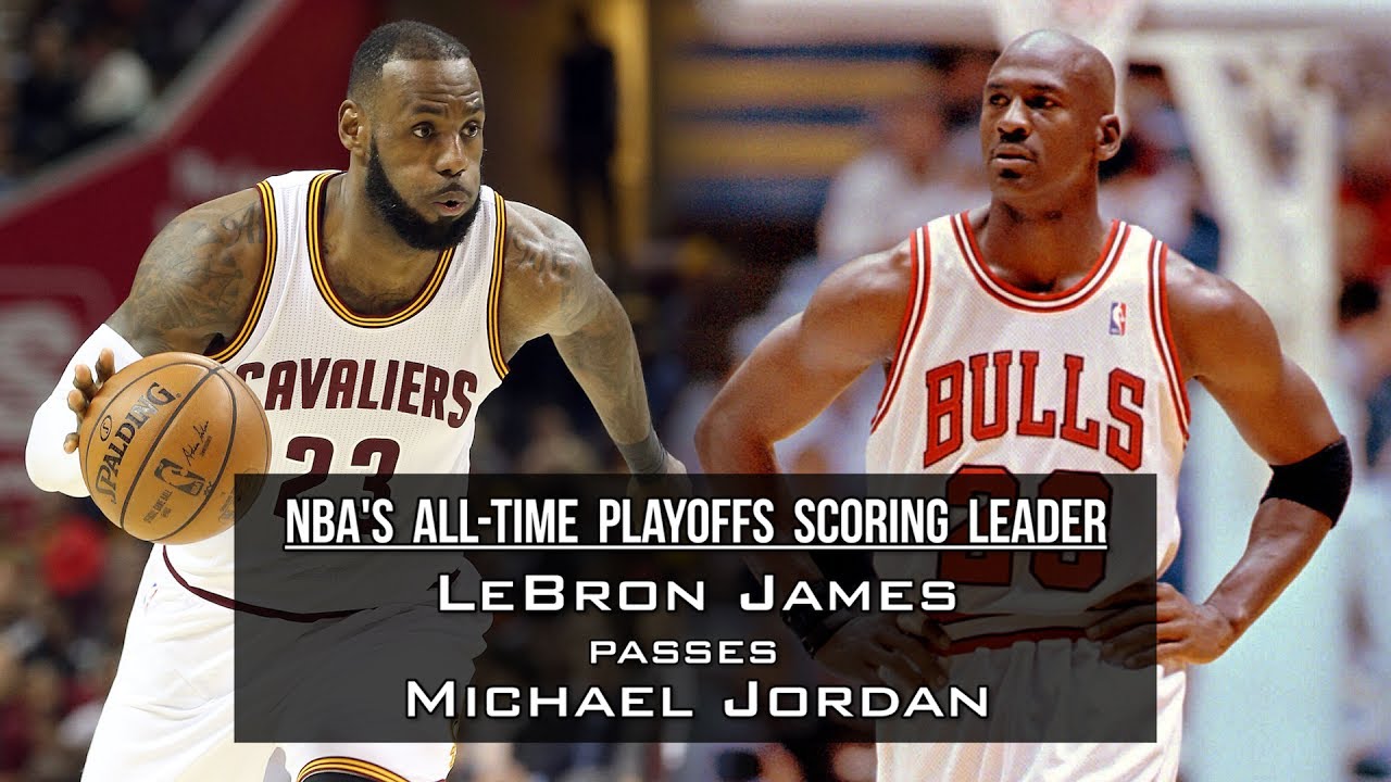 LeBron passes MJ as all-time playoffs scorer