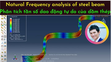 [Abaqus Tutorial] Natural Frequency analysis of steel beam by Abaqus 6.13