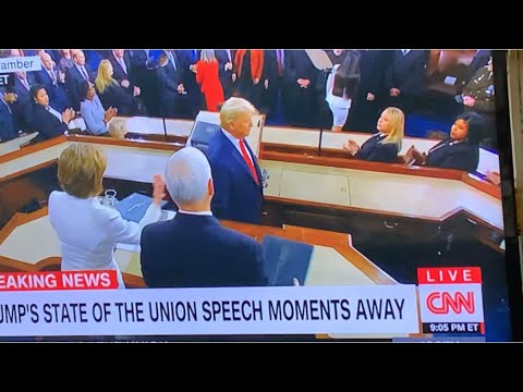 Donald Trump Ignores Nancy Pelosi’s Hand Of Greeting At 2020 State Of The Union Address