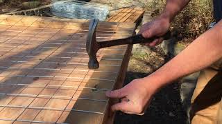 How to build Dog fence / Garden fence DIY