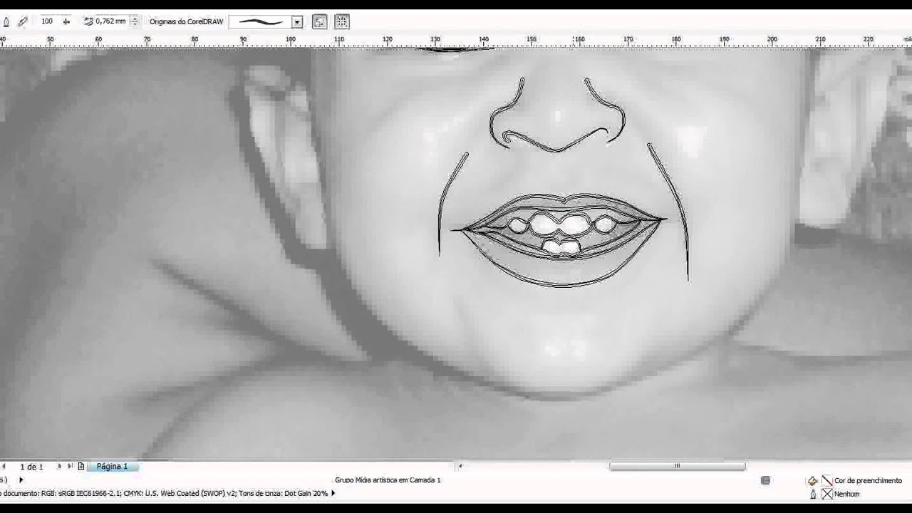 COMO FAZER CARICATURA NO COREL