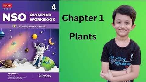 NSO Class 4 Chapter 1  Plants ( NATIONAL SCIENCE OLYMPIAD )