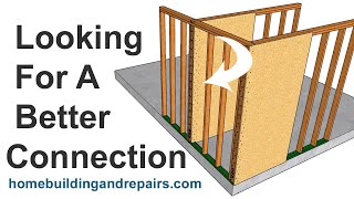 Simple House Framing Ideas And Examples For Making Stronger Shear Wall Intersections Connections