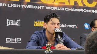 Ryan Garcia ENTIRE post fight press conference After beating Devin Haney