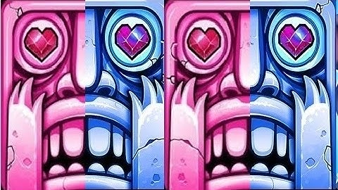 Temple Run 2 Blazing Sands VS Frozen Shadows iPad Gameplay for Children HD #63