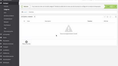 #Prestashop - Créer une catégorie et une sous catégorie