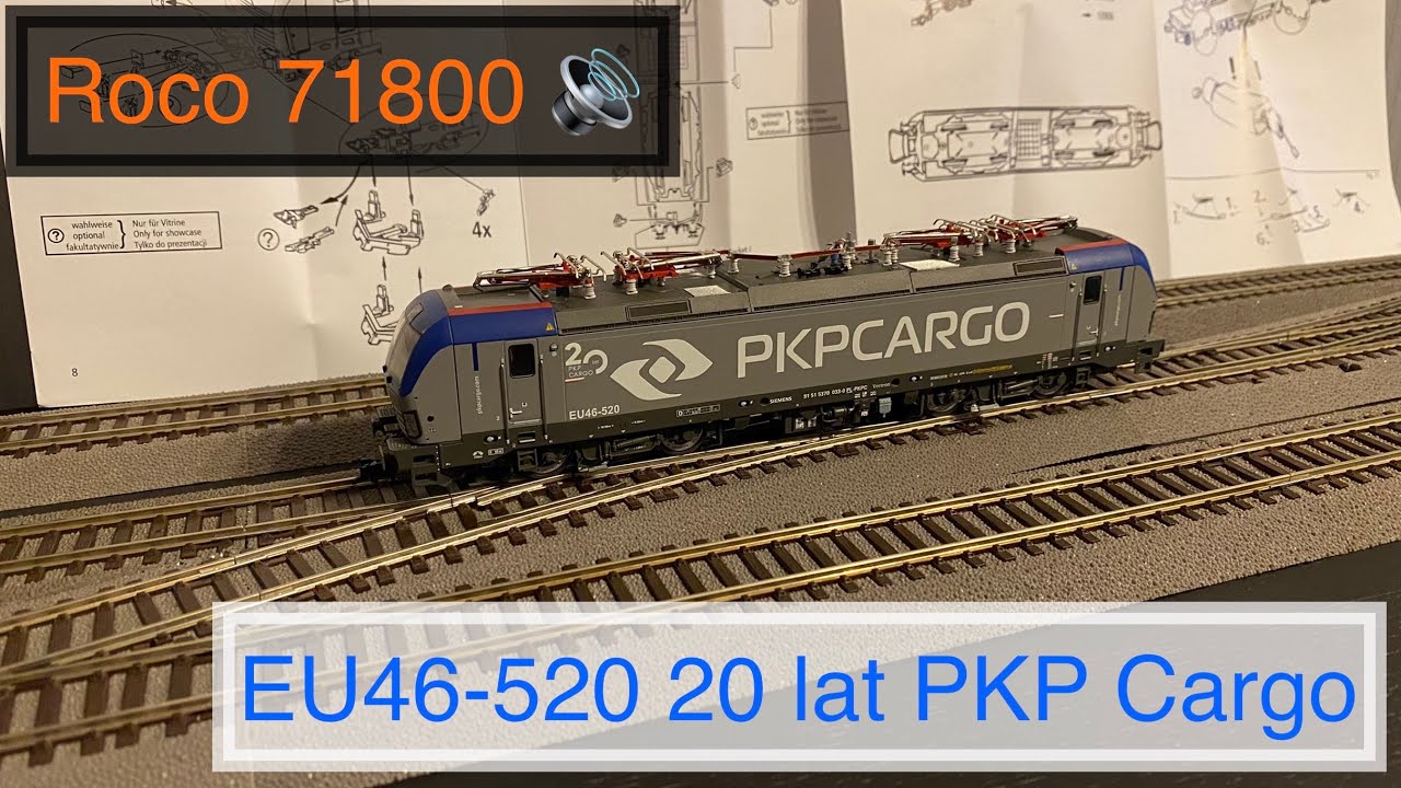 UNBOXING: #EU46-520 #Vectron #Roco | #ZIMOSound | #DCC | Test ZIMO Sound | #PKPCargo | #Roco71800
