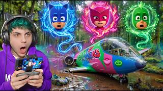 O AVIÃO DOS PJ MASKS CAIU!! Vamos encontrá-los!
