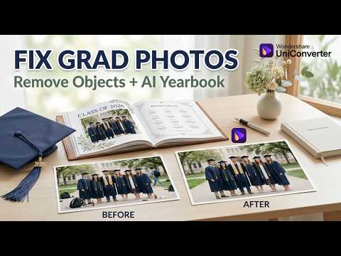 How to Remove Objects from Graduation Photos and Create Yearbook Images