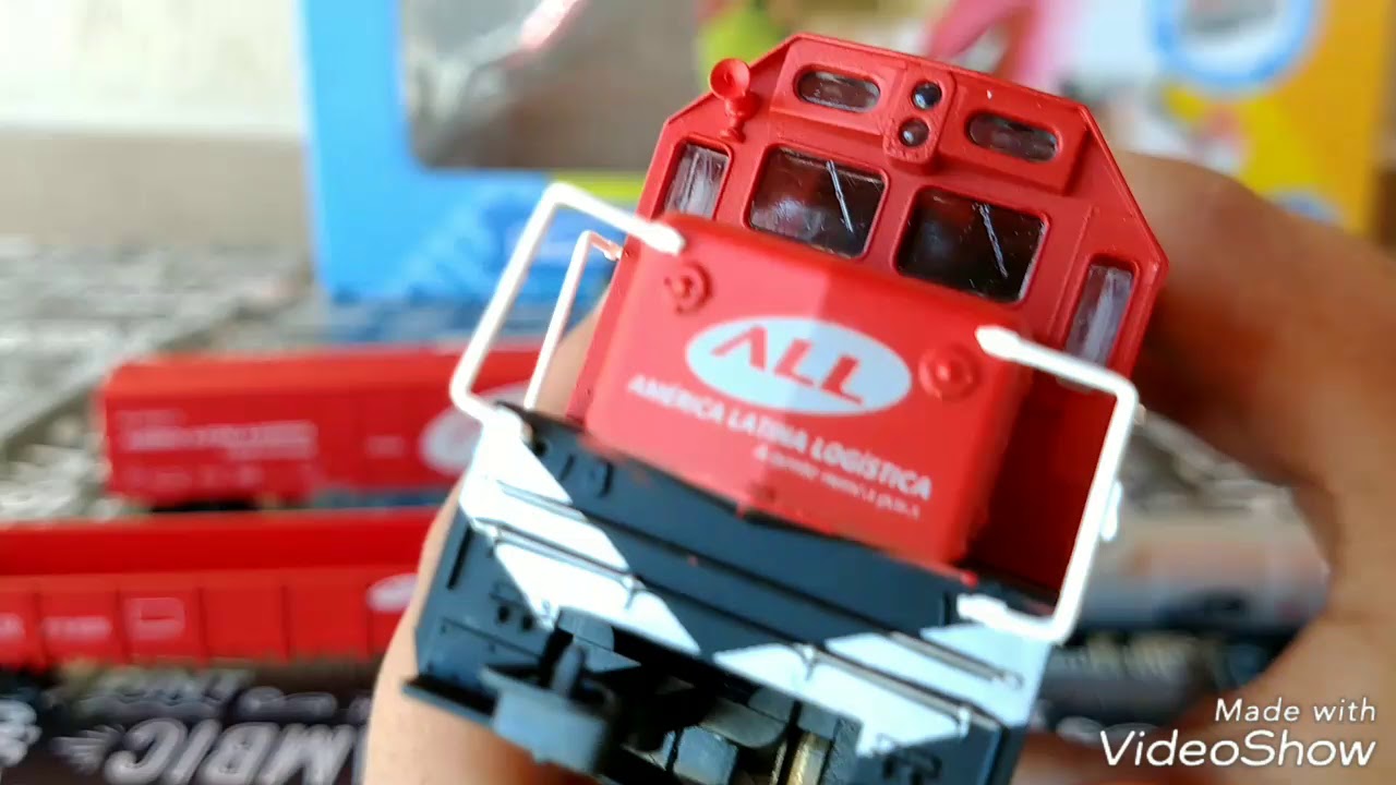 XUELLI Motor elétrico de brinquedo de trem ferroviário e trilha