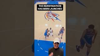 WE OFFICIALLY SAW A MID-GAME REFEREE INVESTIGATION #nbarefs #thunder #shaigilgeousalexander #spurs