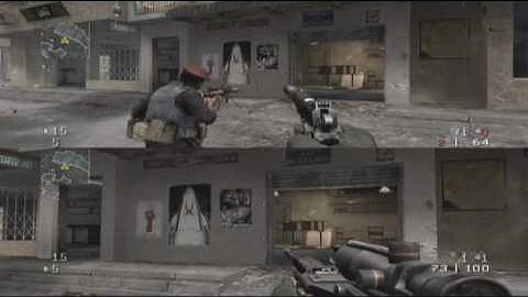 Call of Duty 4 - *Split Screen RPG glitch* Only video on YouTube