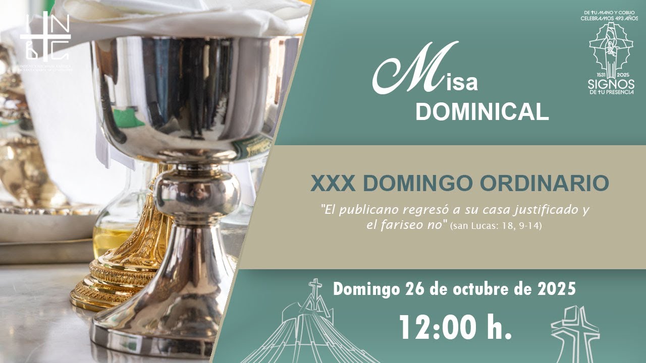 Misa Dominical, 26 de octubre de 2025, 12:00 h. - YouTube