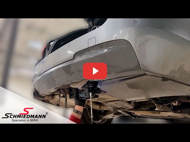 BMW F11 5-series touring compressor change at Schmiedmann 