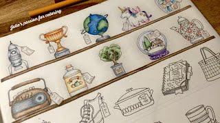 ROOMS OF WONDER by Johanna Basford - prismacolor pencils - part 2