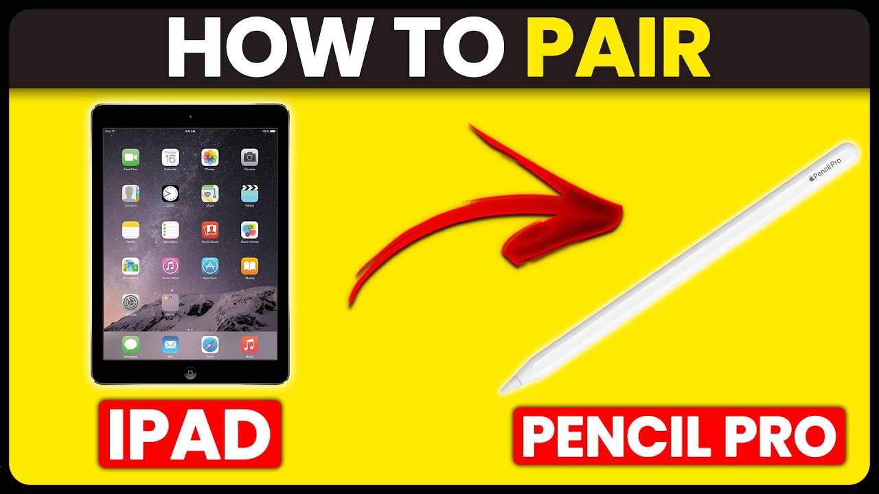 How To Pair iPad Pencil Pro (How To Connect iPad Pencil Pro) - YouTube