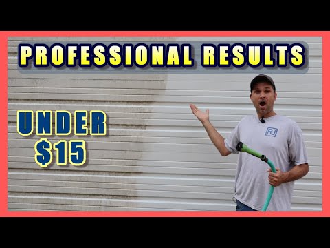 Cleaning Vinyl Siding on House, Cleaning House Siding Mold and Algae in Five Minutes,  Professional