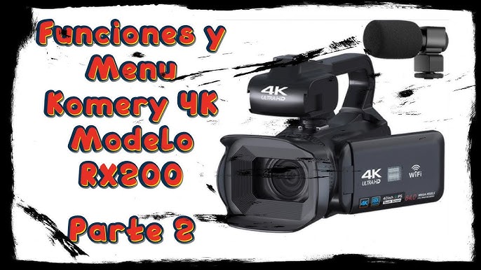 Video Camara rx200 Komery 4k Parte 3 PRUEBA DE SONIDO, VIDEO Y FOTOS 