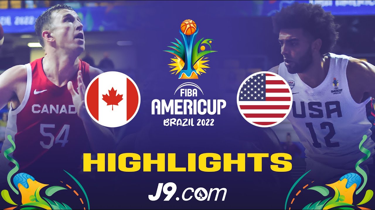 Canada 🇨🇦 - USA 🇺🇸 | Basketball Highlights | 3rd Place Game