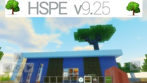 ||shader HSPE V9.25 Rtx Minecraft pe||