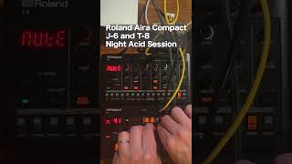 Roland Aira Compact J-6 and T-8 Night Acid Session #dawless #myroland #acidhouse
