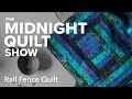 Modern Rail Fence Quilt | Midnight Quilt Show with Angela Walters