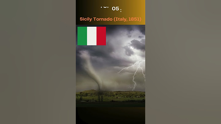💥 Top 10 Deadliest Tornadoes in the World 🌀